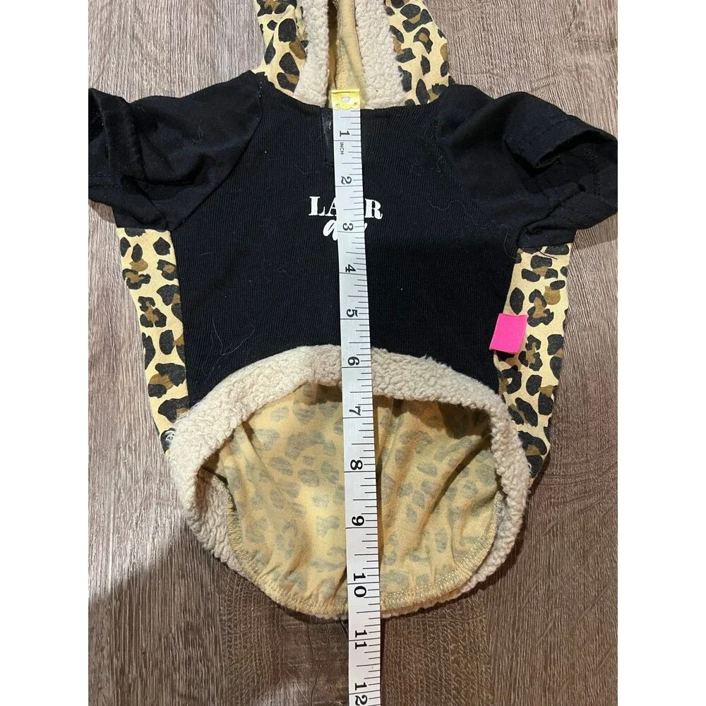 Leopard print needy dog sweater‎ hoodie